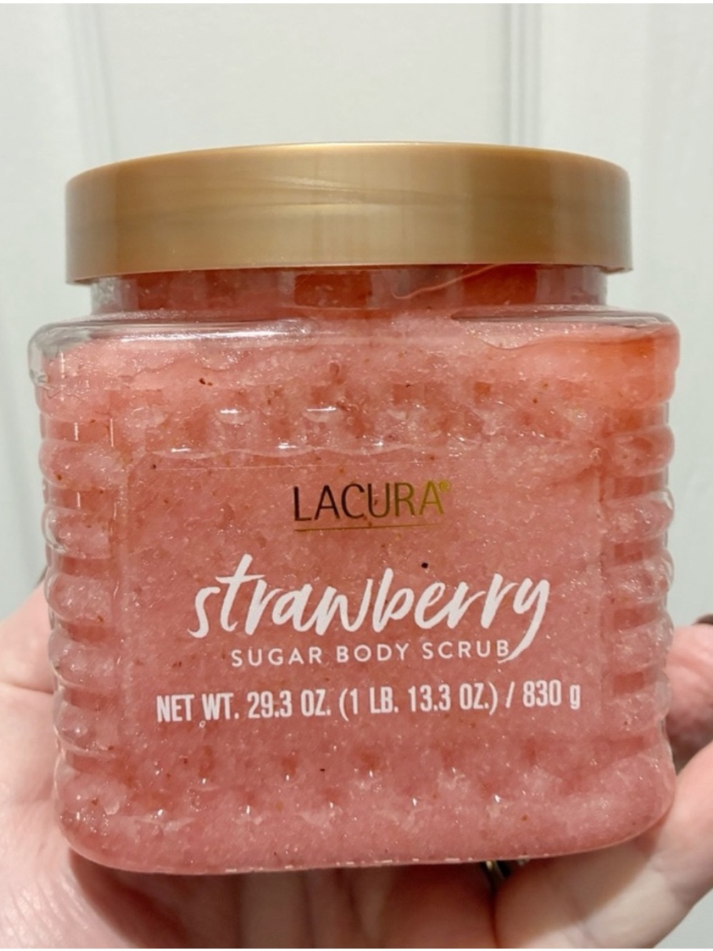 LaCura Strawberry Sugar Body Scrub